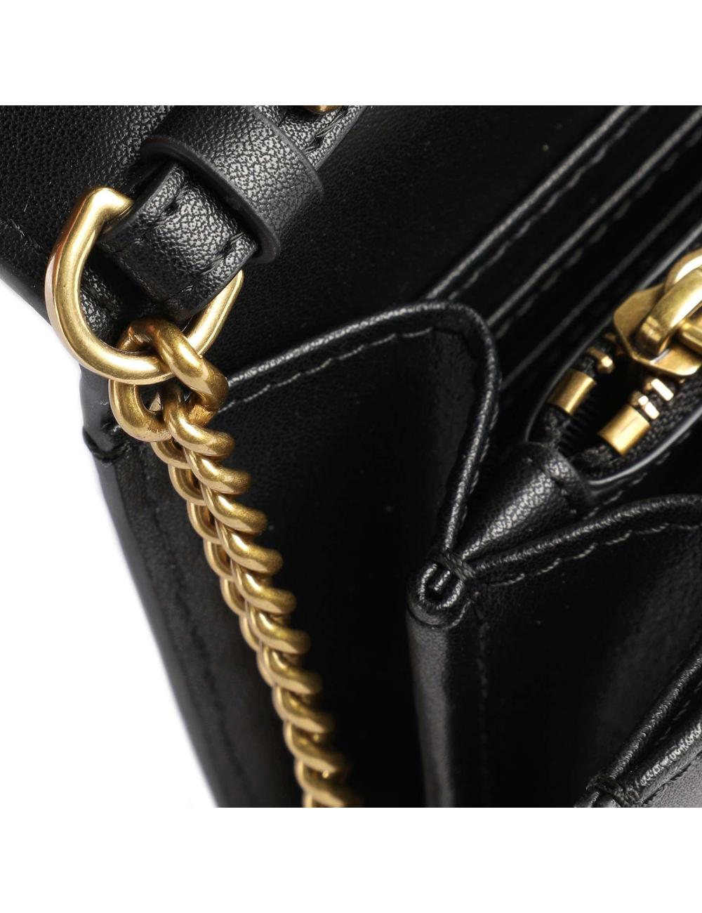 Pinko black bag wallet