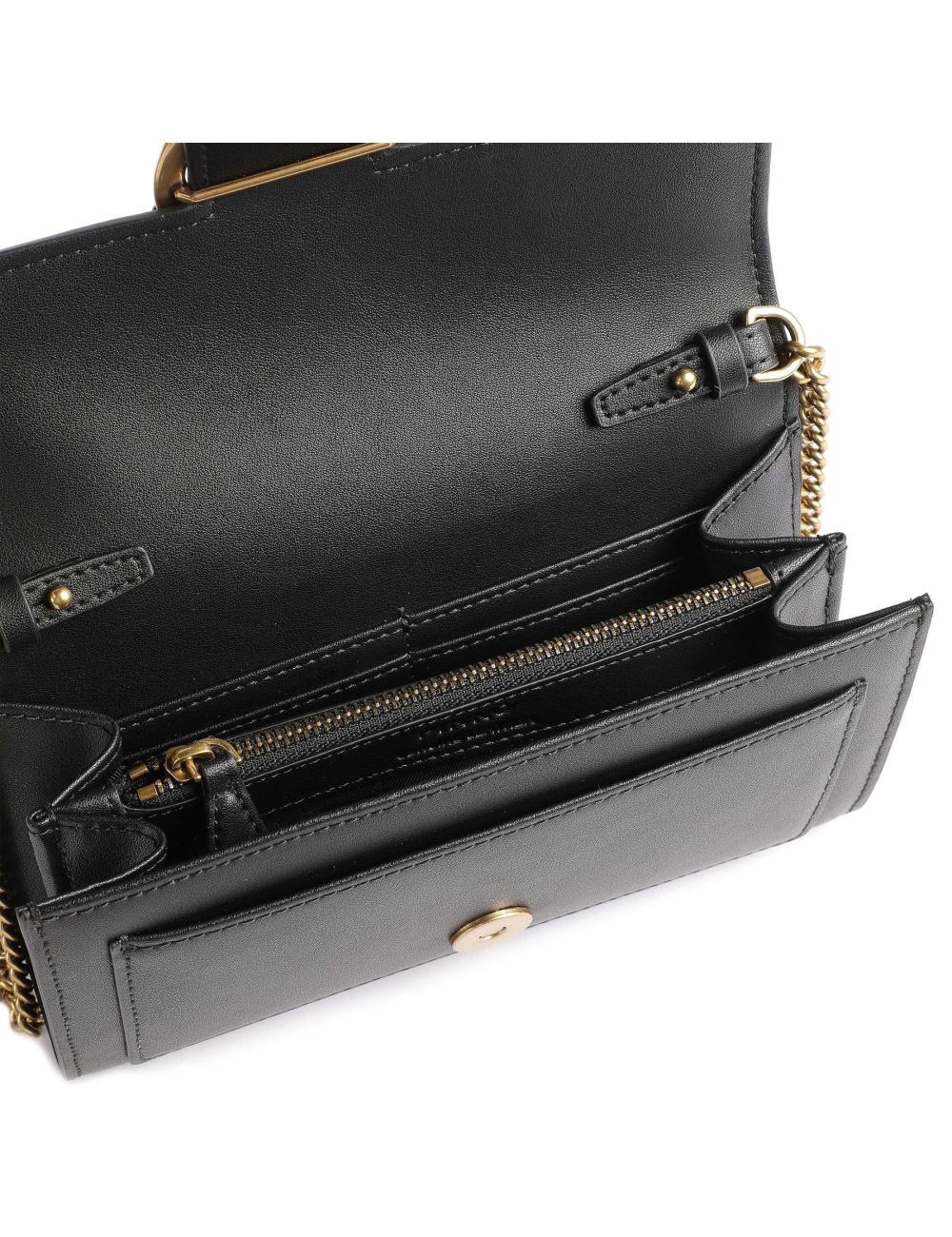 Pinko black bag wallet