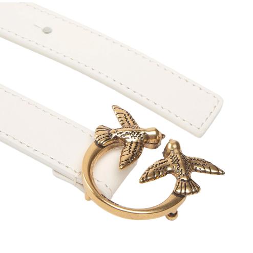 Pinko cintura donna 2cm bianca