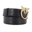 Pinko cintura donna 3cm nera oro