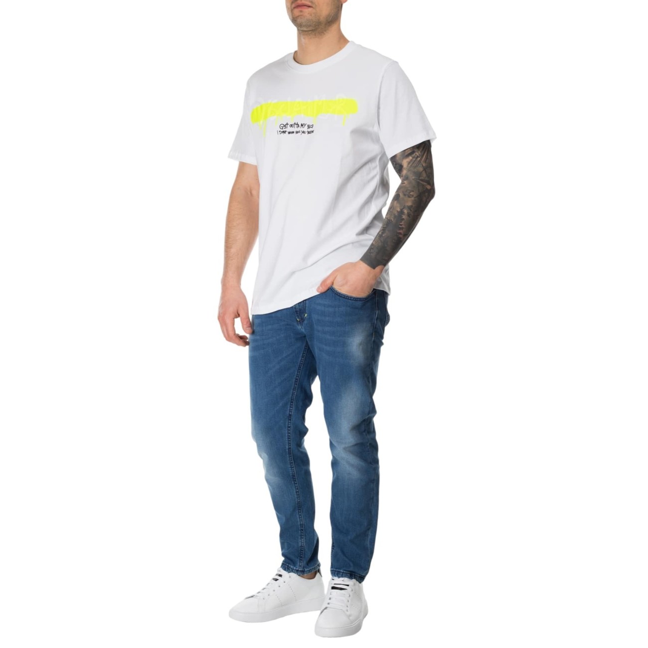 Disclaimer white t-shirt...