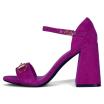 Jeffrey Campbell sandali tacco largo Pop Star viola