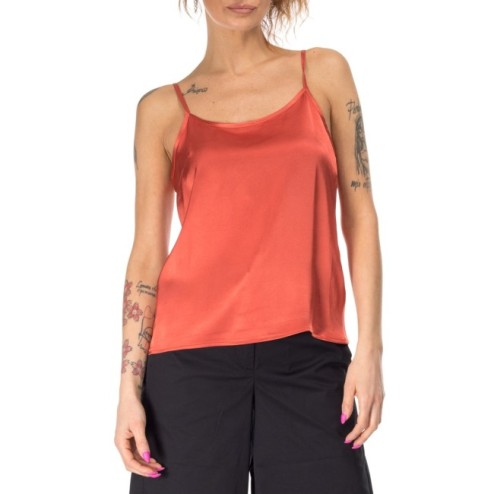 Jijil top arancio viscosa