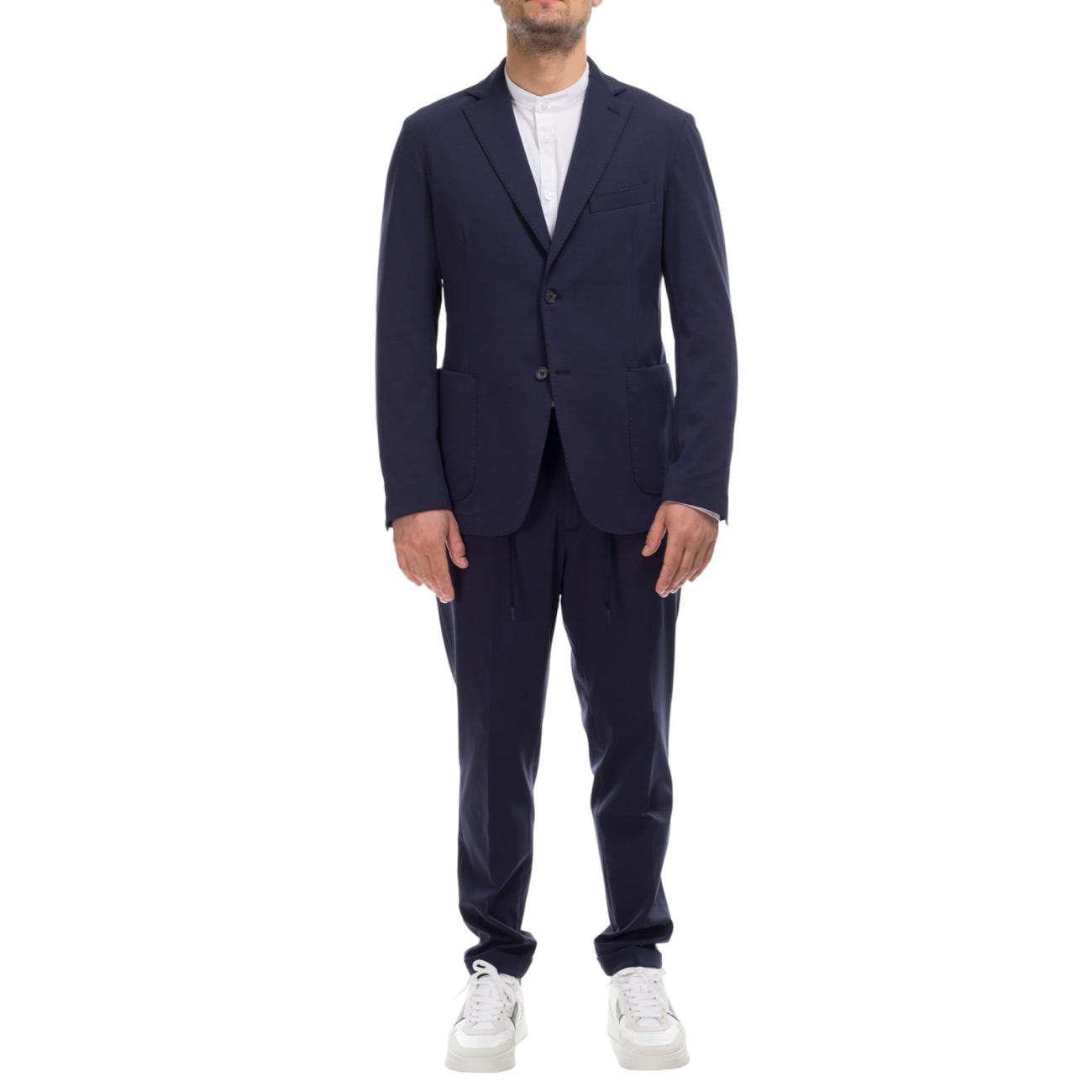 Outfit Blue two button jacket