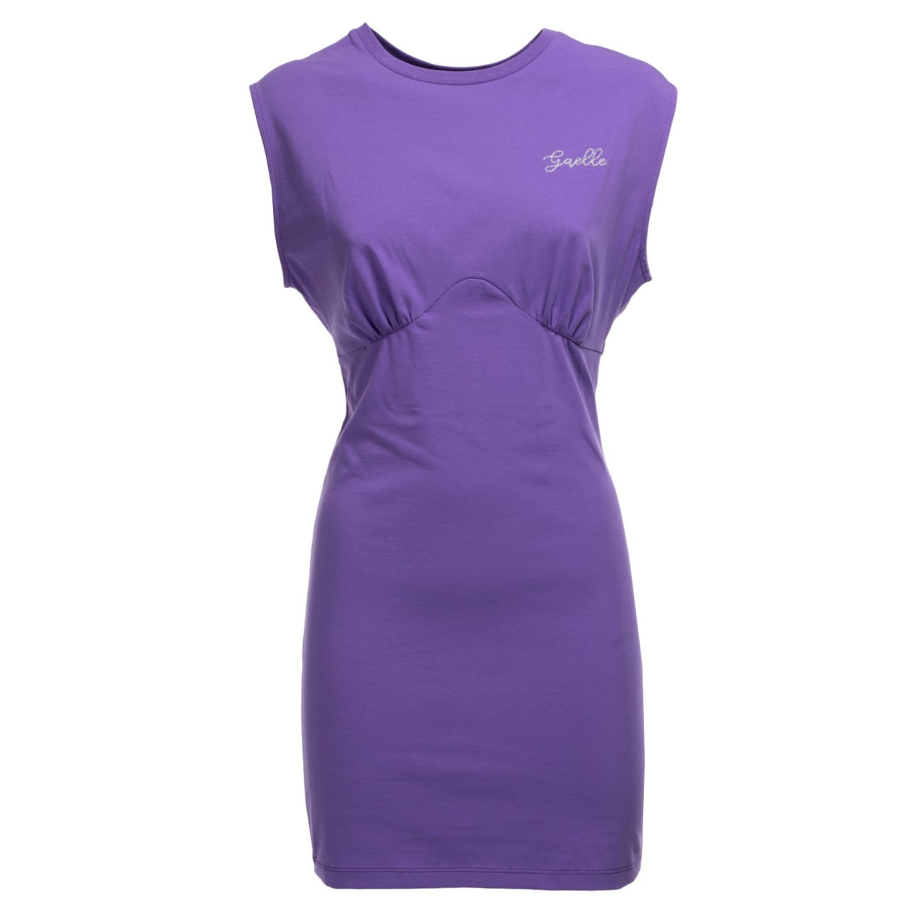Gaelle purple sheath dress