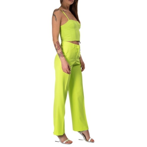 Gaelle crop top verde acido
