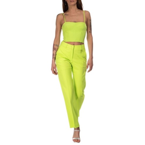 Gaelle crop top verde acido