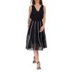 Karl Lagerfeld top ricamato nero