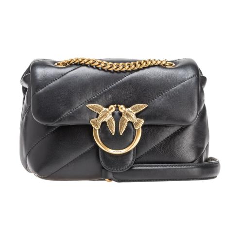 Pinko bag love puff mini black bronze