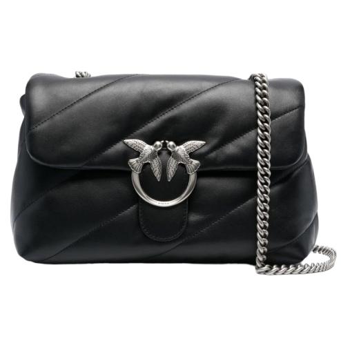 Pinko love classic puff cl black silver