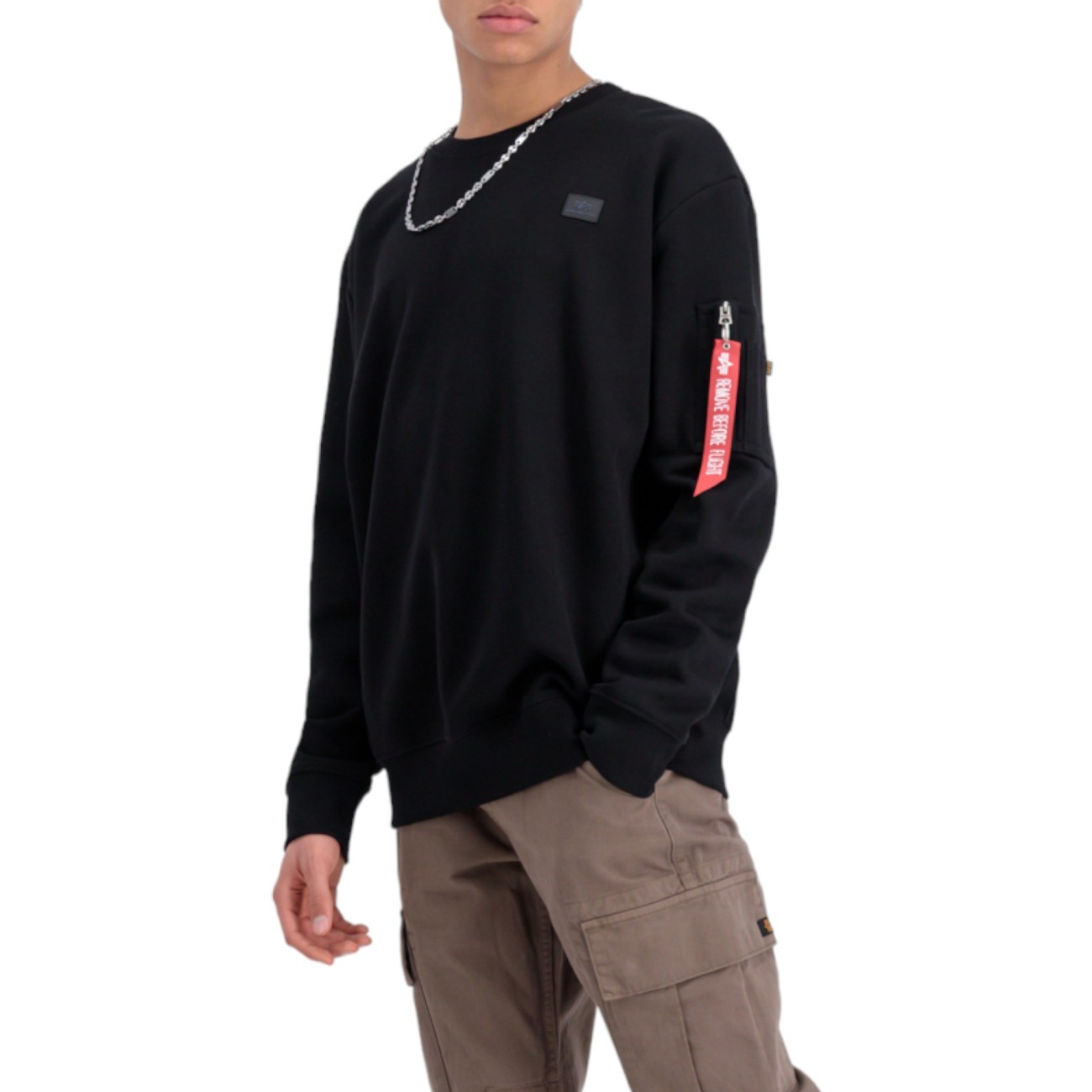 Alpha Industries felpa nera