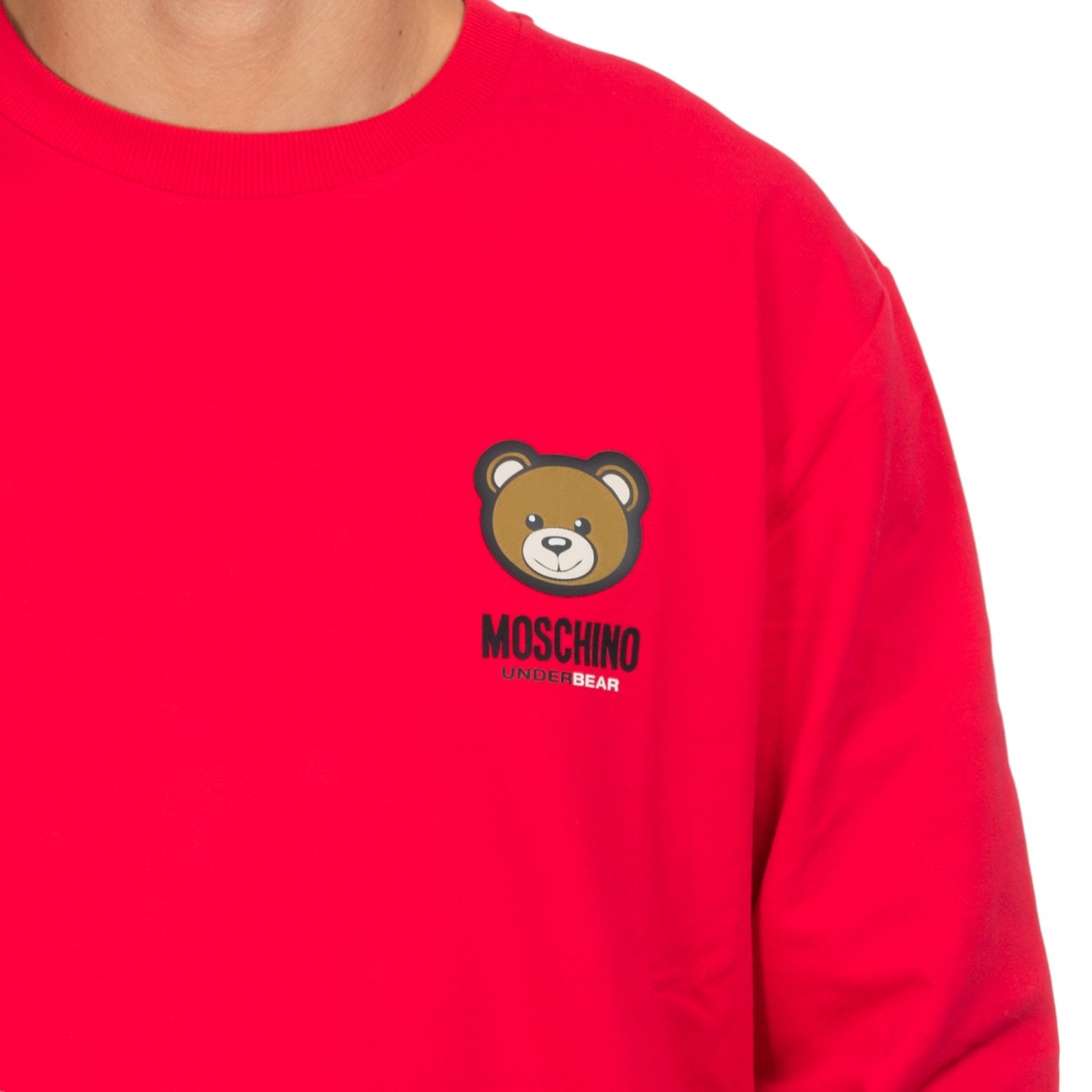 Moschino red sweatshirt bear