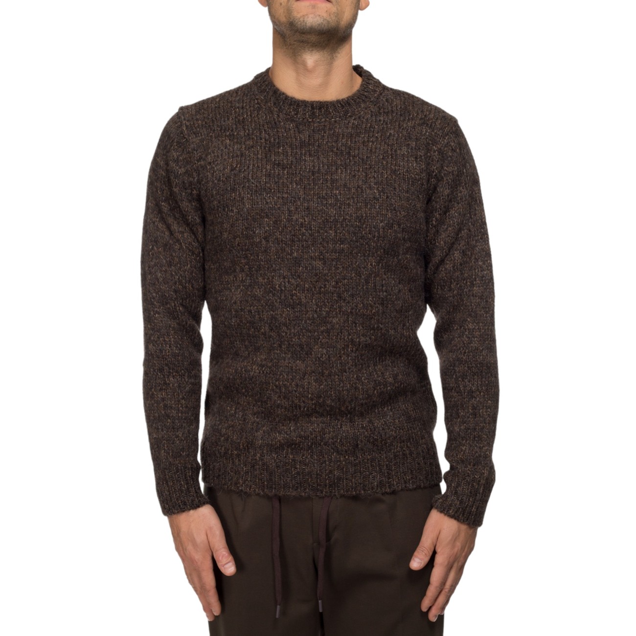 Melange brown crewneck...