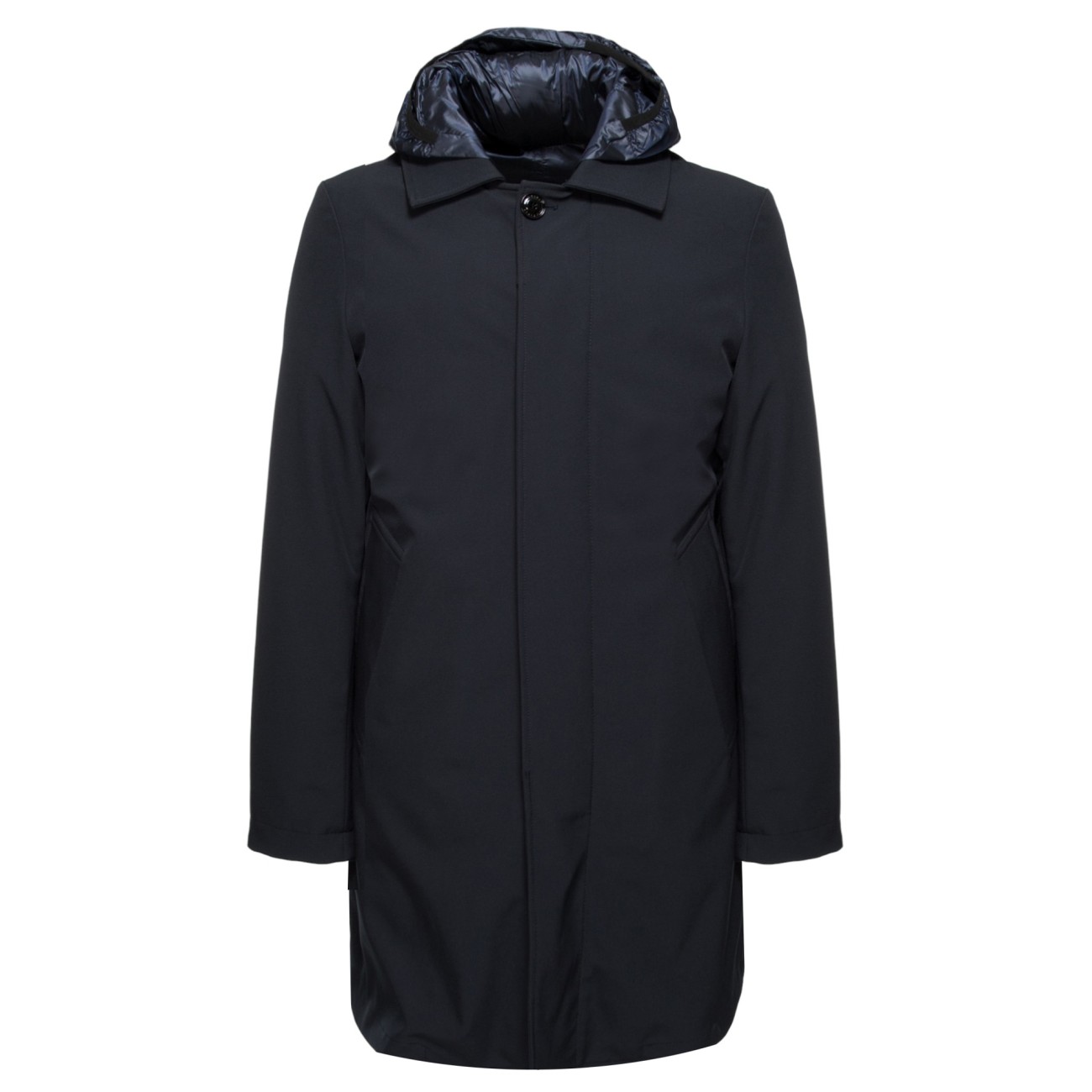 Outfit trench sfoderabile blu