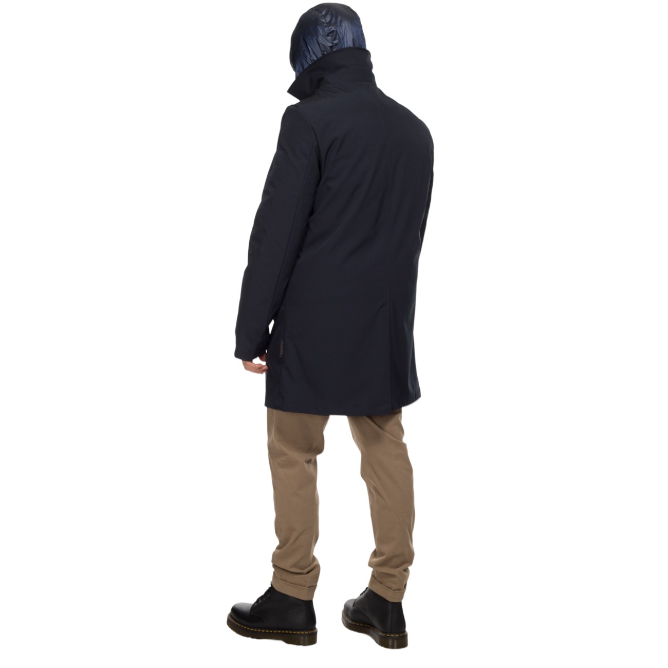 Outfit trench sfoderabile blu