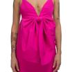 NoSecrets vestito cerimonia corto fucsia