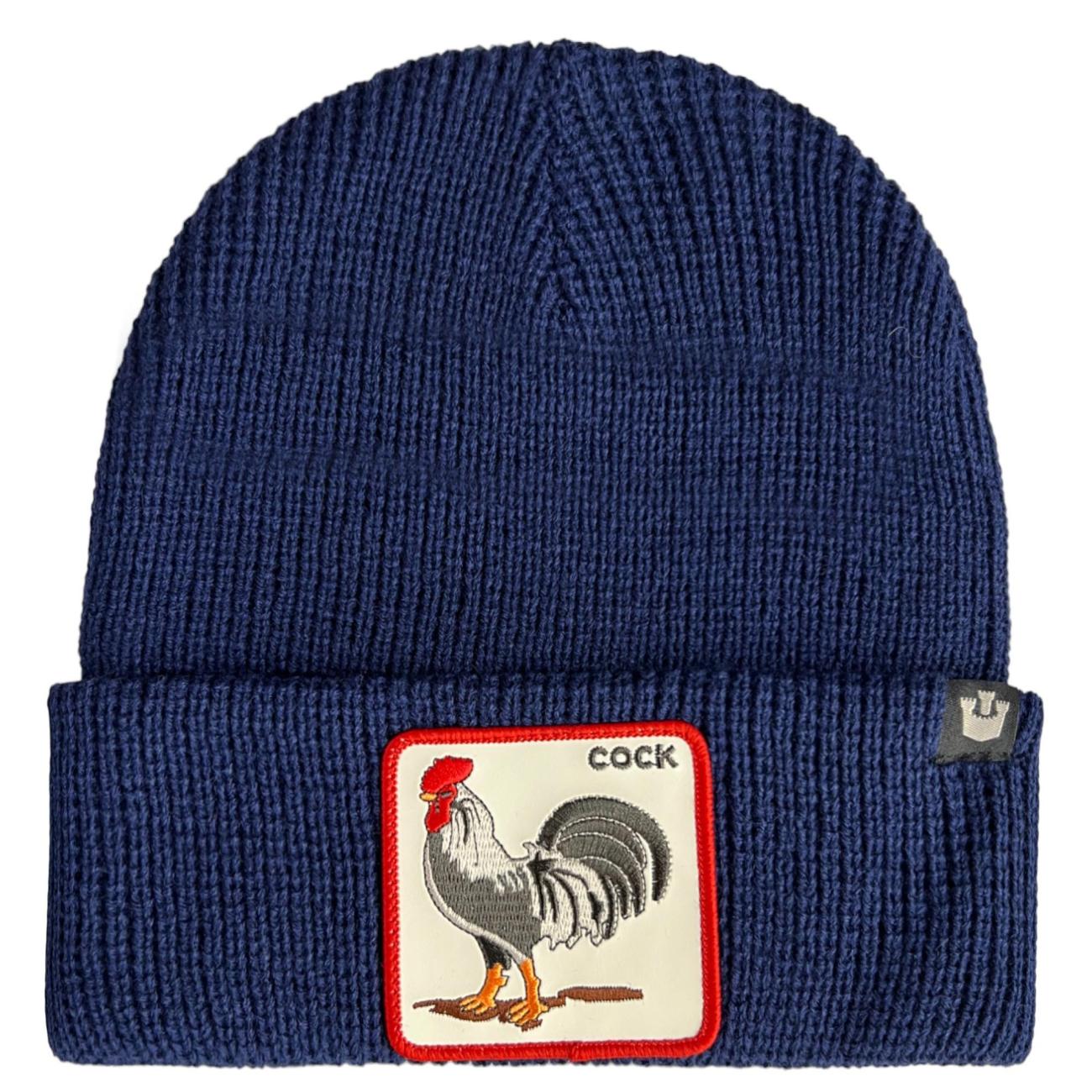 Goorin bros cappello beanie Cock blu