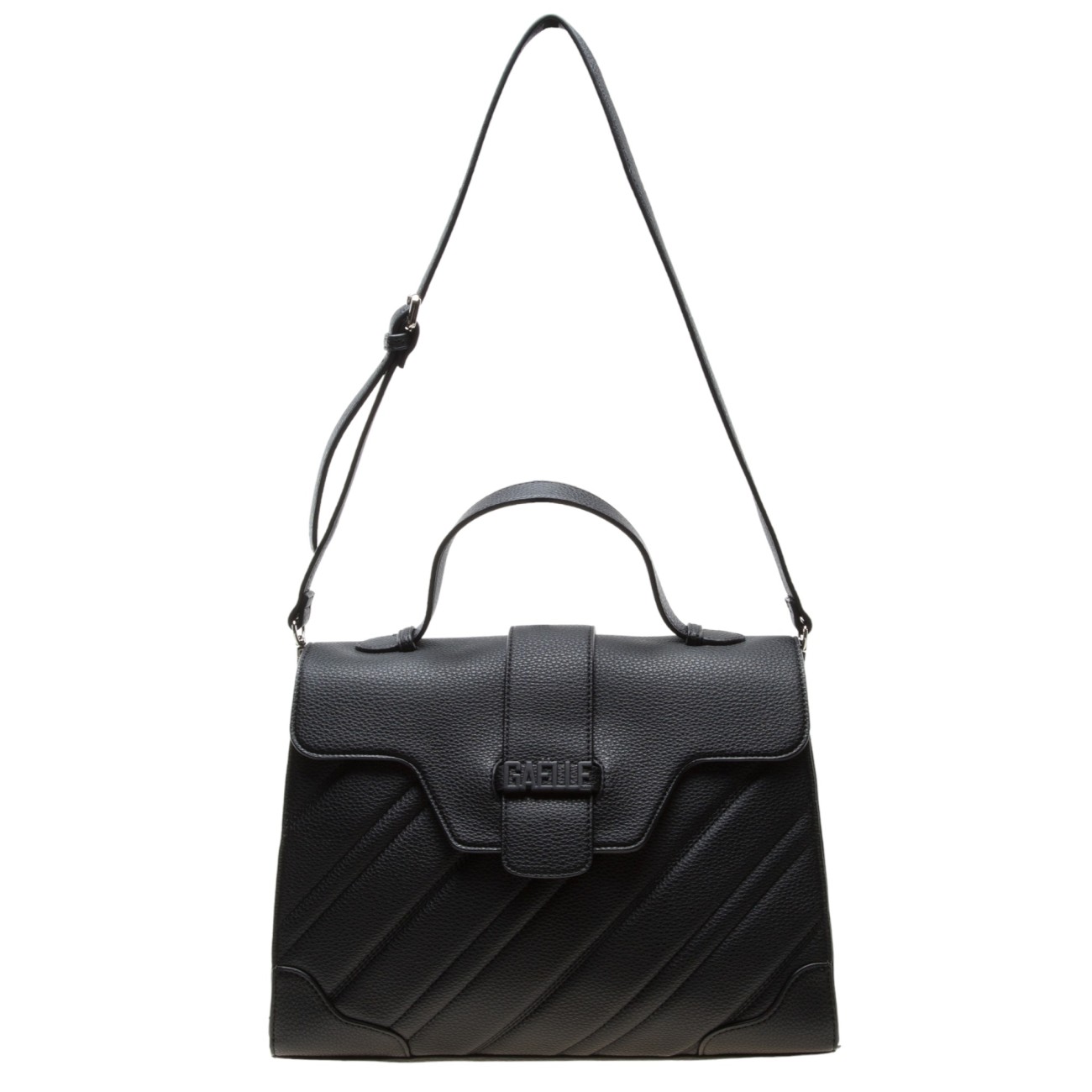 Gaelle maxi black quilted bag