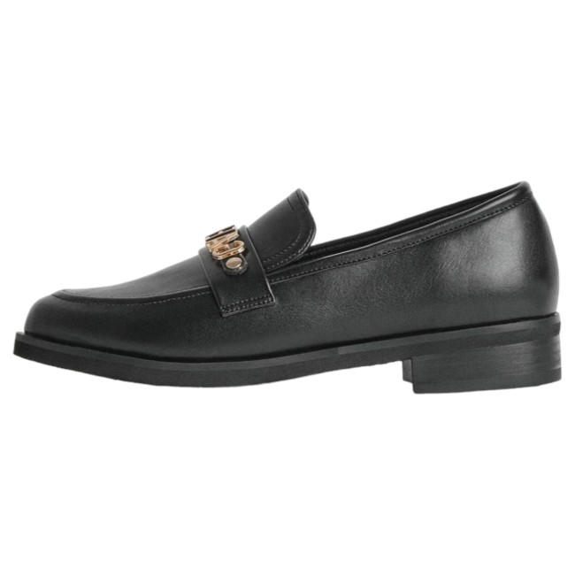 Gaelle low black loafers