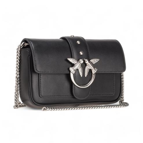 Pinko borsa nera piccola clutch