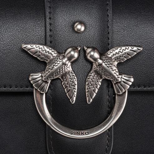 Pinko borsa nera piccola clutch