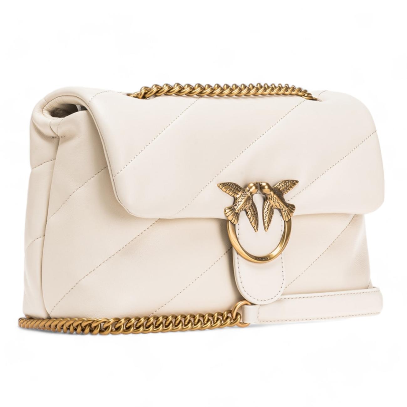 Pinko borsa puff bianca...