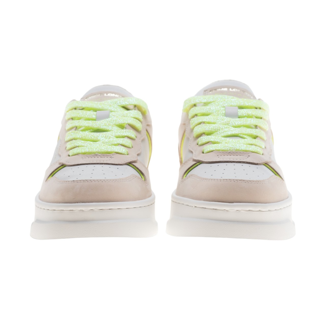 Crime London platform sneakers Magnetic white pink