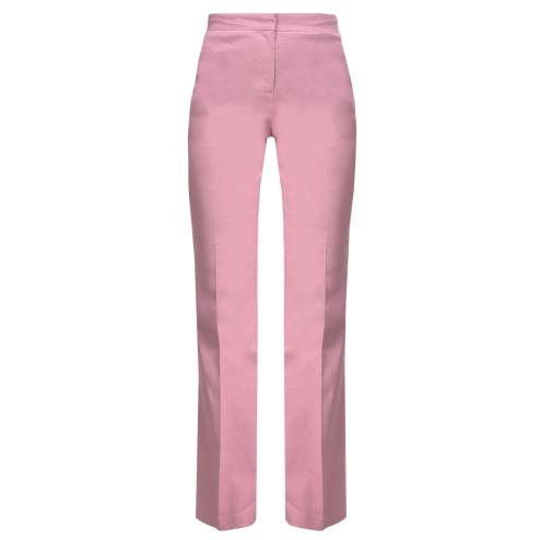 Pinko pantalone lino rosa