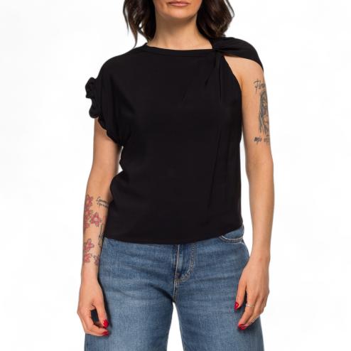 Pinko blusa nera Tindaro