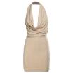 Nosecrets abito corto elegante beige