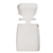 Nosecrets abito corto aderente bianco cutout