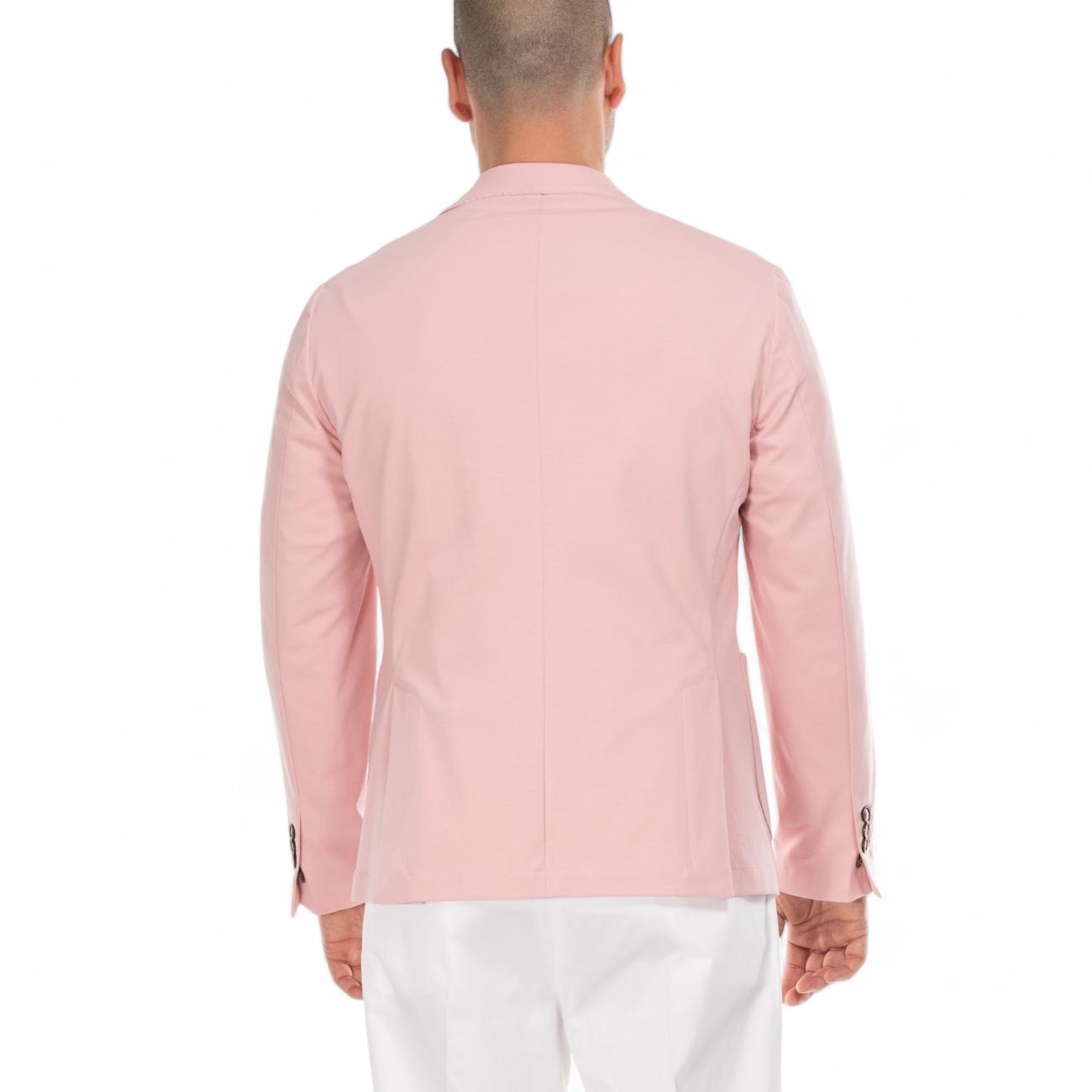 Outfit two-button jacket Pink