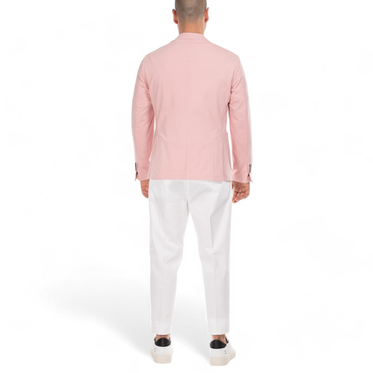 Outfit two-button jacket Pink