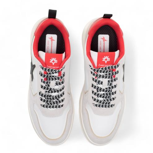 W6YZ sneakers uomo Bond bianco rosso nero