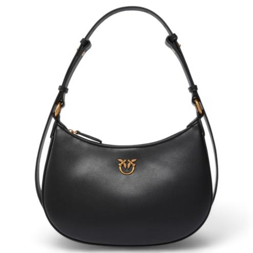 Pinko shoulder bag half moon mini black