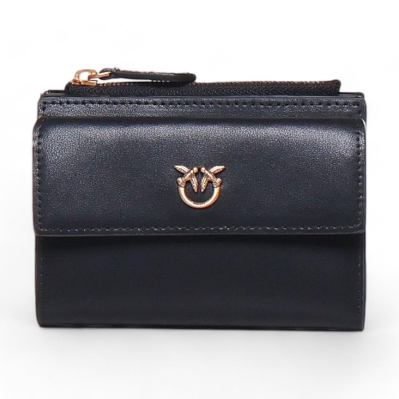 Pinko compact wallet black
