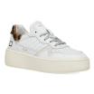 Date sneakers platform Step white leopard