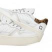 Date sneakers platform Step white leopard