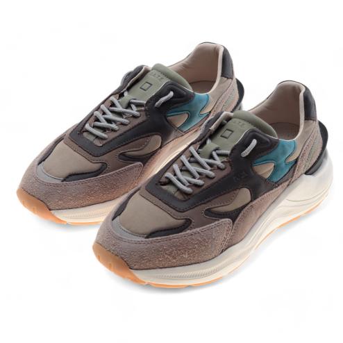 Date sneakers running Fuga nylon army