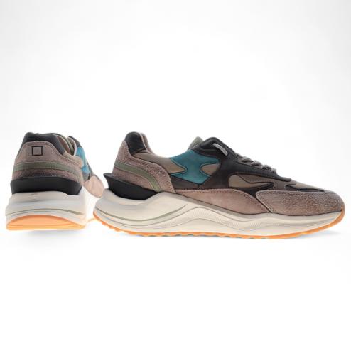 Date sneakers running Fuga nylon army