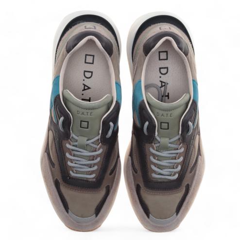 Date sneakers running Fuga nylon army