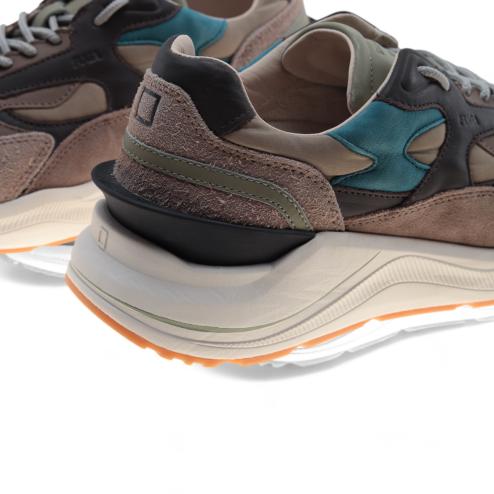 Date sneakers running Fuga nylon army