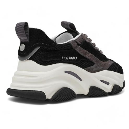 Steve Madden sneakers running Possession black smoke