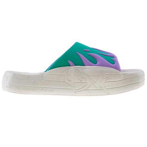 Acupuncture rubber sandals Nyu Slide purple