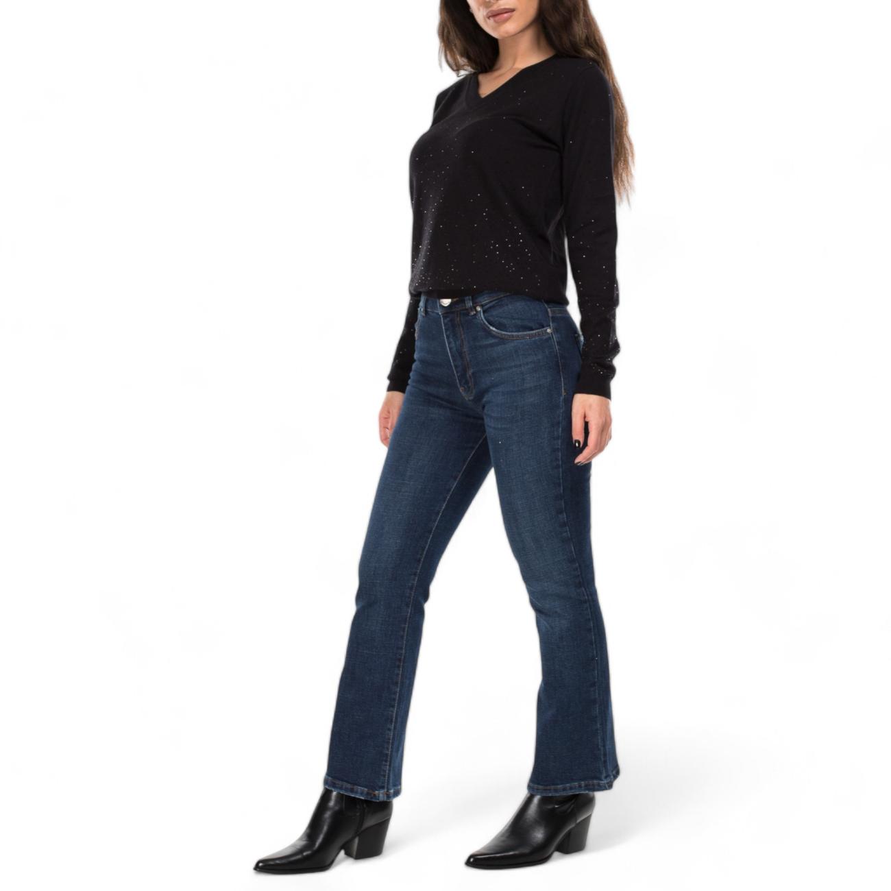 Pinko jeans bootcut scuro