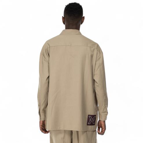 John Richmond camicia beige over