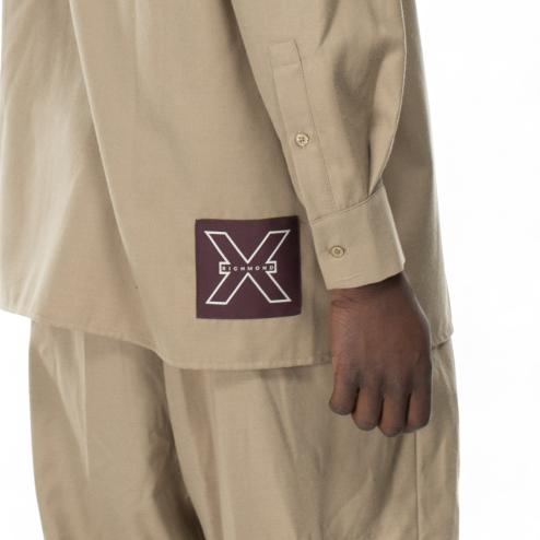 John Richmond camicia beige over