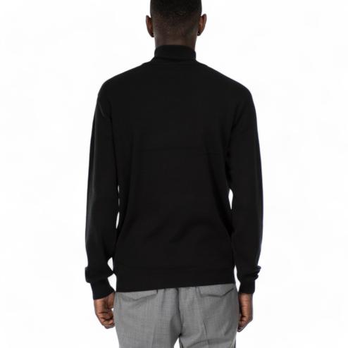John Richmond maglione collo alto nero
