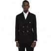 Outfit giacca nera doppiopetto