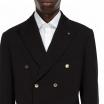 Outfit giacca nera doppiopetto